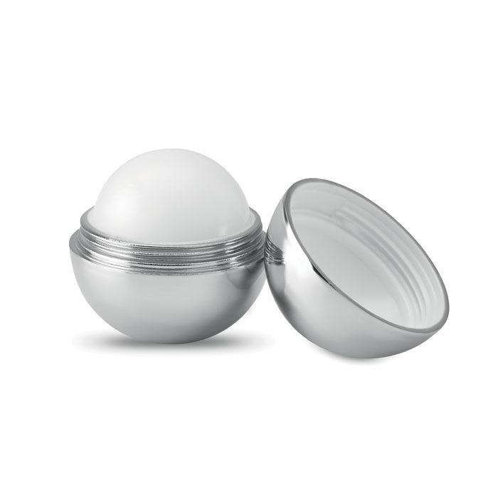 Lip Balm in Round Metallic Case