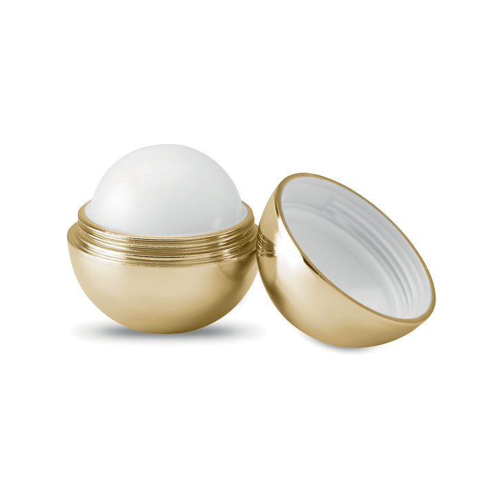 Lip Balm in Round Metallic Case