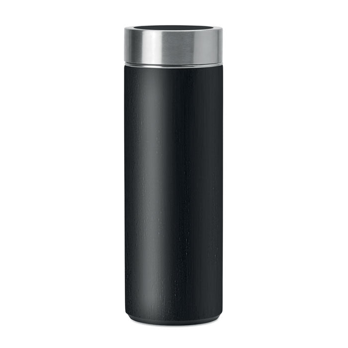Double Walled Bamboo Flask