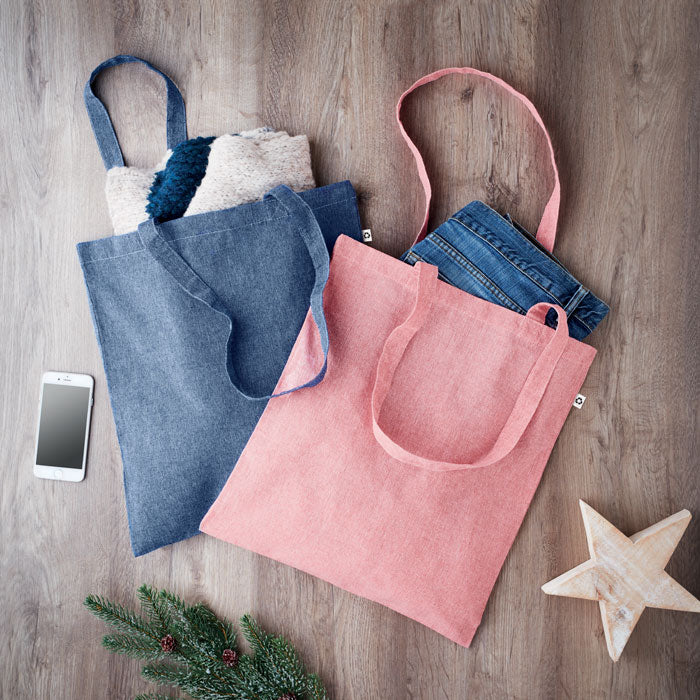 2 Tone Recycled Cotton Shopping Bag