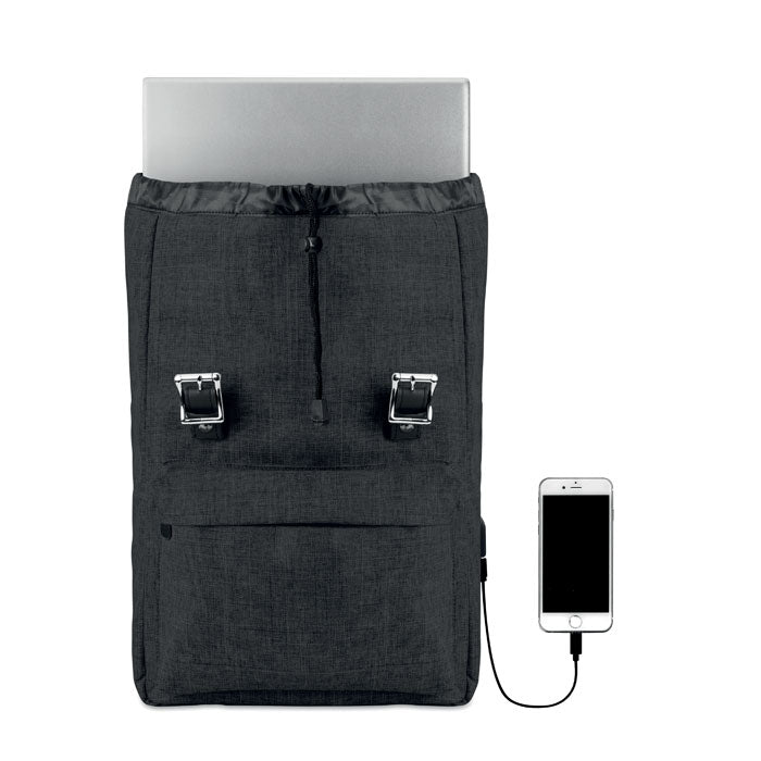 2 Tone Polyester Backpack
