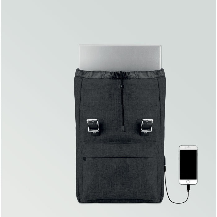 2 Tone Polyester Backpack