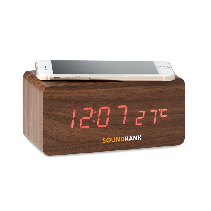LED Alarm Clock and Wireless Charger