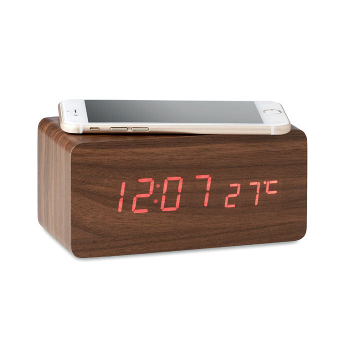 LED Alarm Clock and Wireless Charger