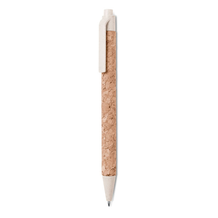 Cork and Wheat Straw Ballpoint Pen