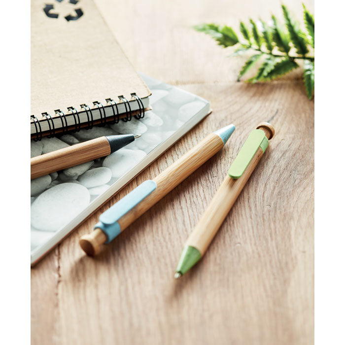 Bamboo and Wheat Straw Ballpoint Pen