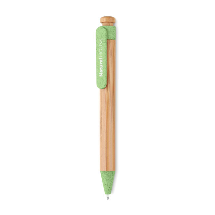 Bamboo and Wheat Straw Ballpoint Pen