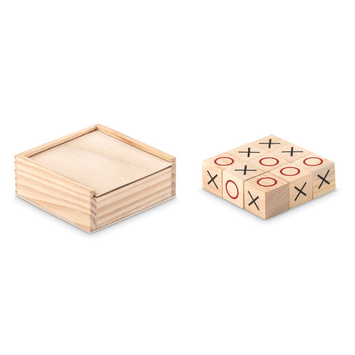 Wooden Tic Tac Toe Game Set