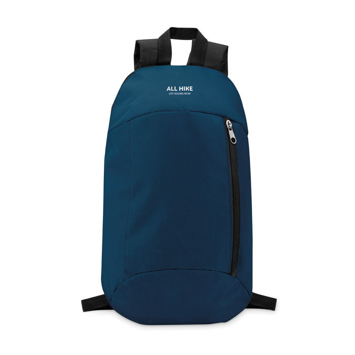 Backpack with Zipped Front Pocket