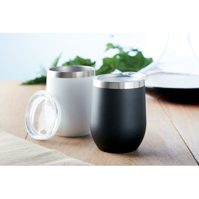 Double Walled Mug with Bamboo Case
