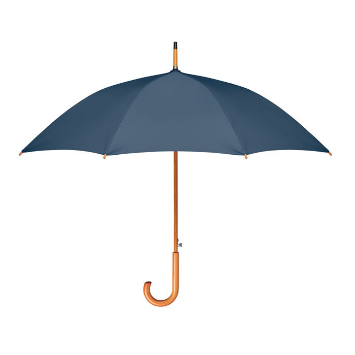 23 Inch Auto Open Umbrella with Wooden Handle