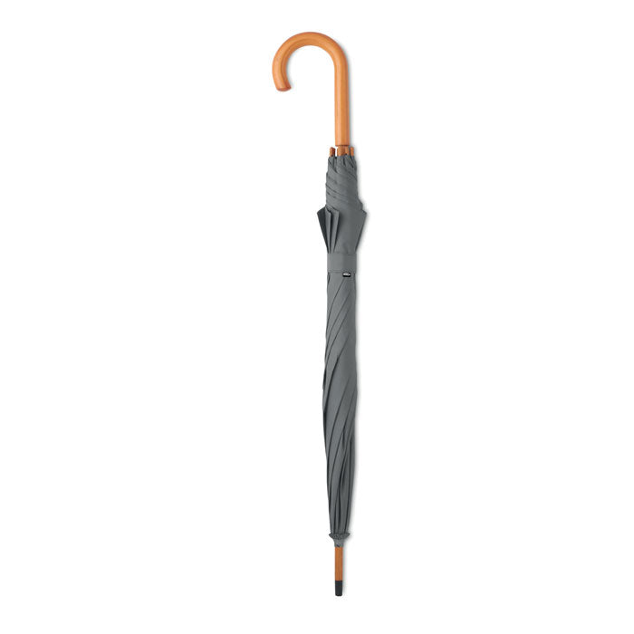 23 Inch Auto Open Umbrella with Wooden Handle