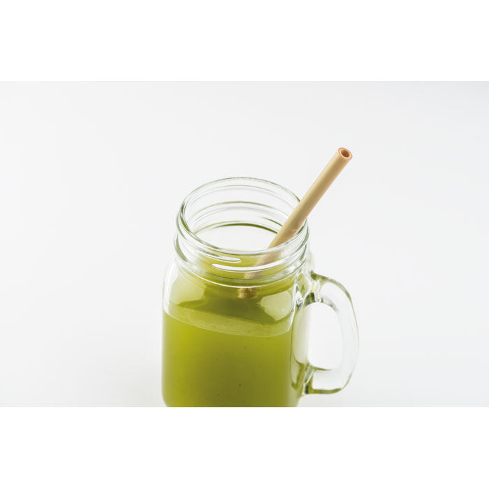 Bamboo Straw Set in Cotton Pouch