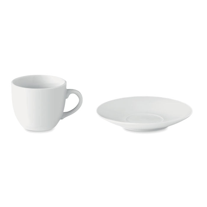 Porcelain Espresso Cup and Saucer