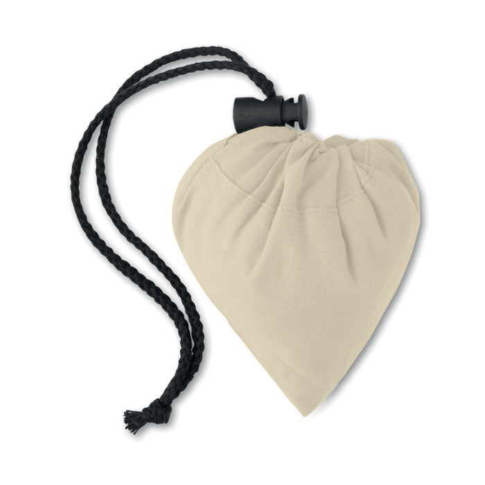 Cotton Shopping Bag with Drawstring Pouch