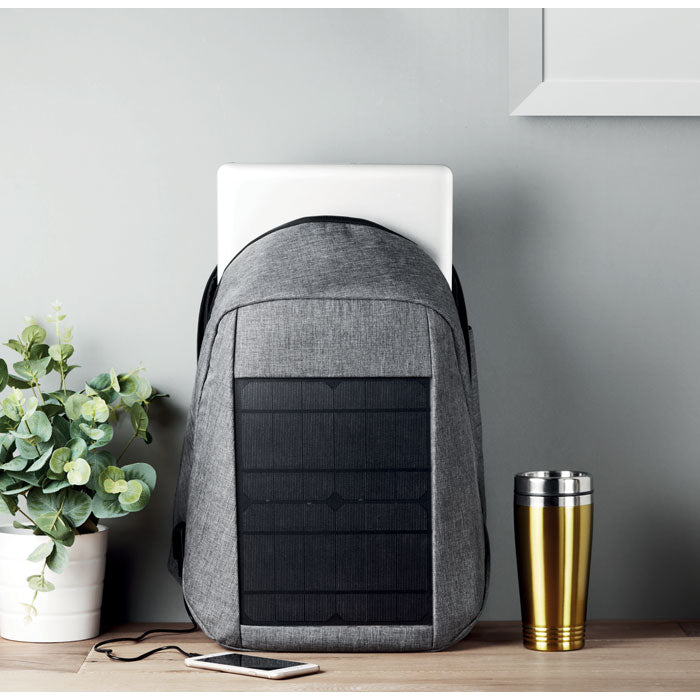Backpack with Solar Panel Charger