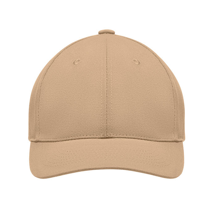 Brushed Cotton Cap with Adjustable Metal Buckle