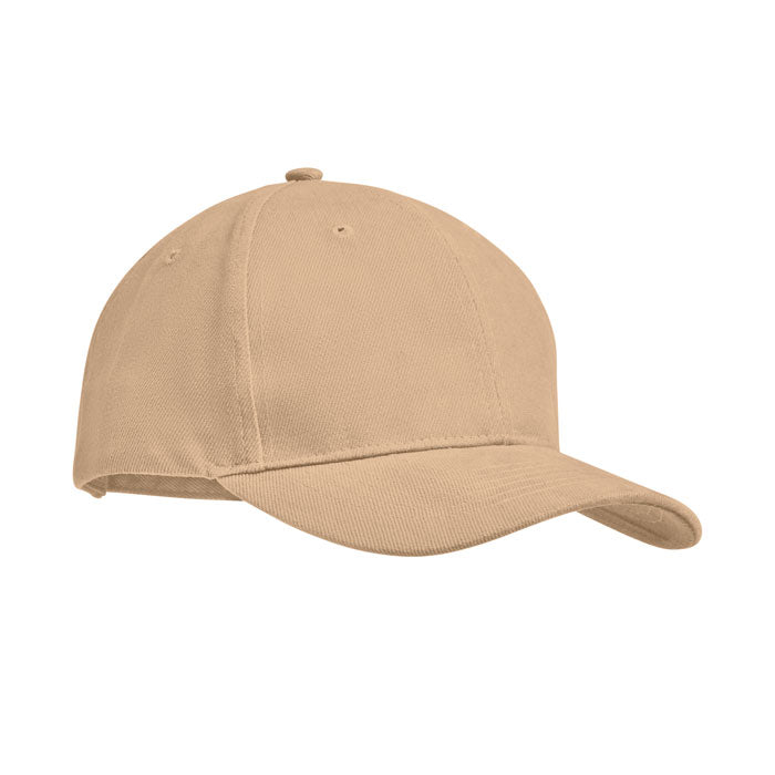 Brushed Cotton Cap with Adjustable Metal Buckle
