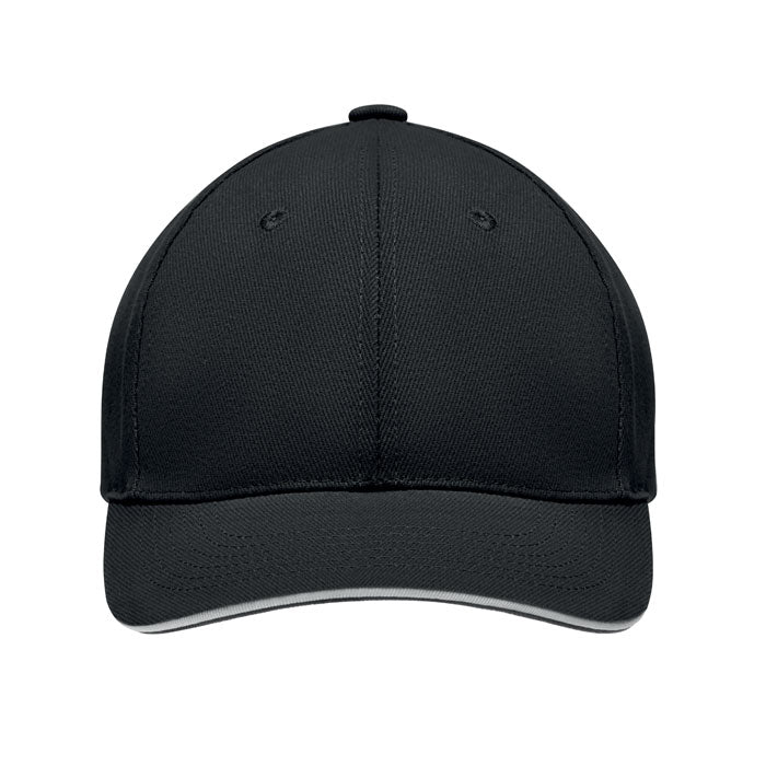 Brushed Cotton Cap with Adjustable Metal Buckle