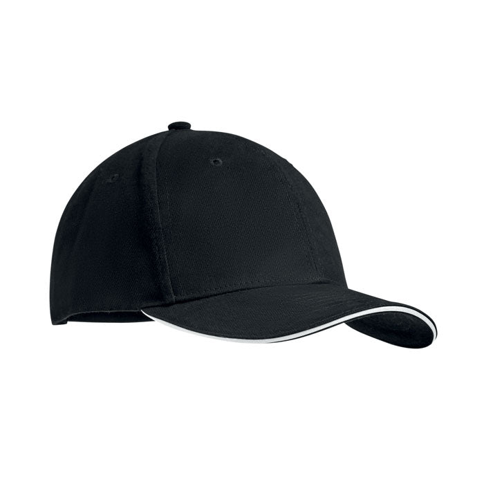 Brushed Cotton Cap with Adjustable Metal Buckle