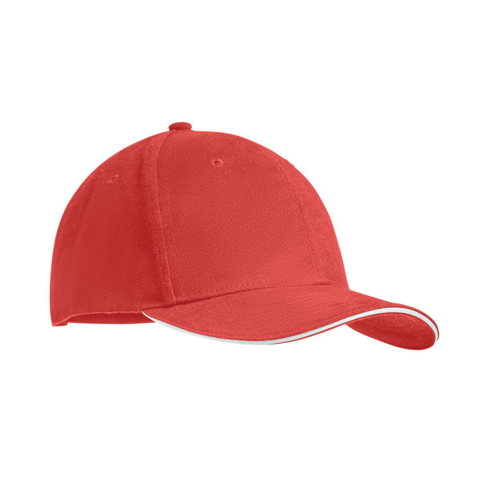 Brushed Cotton Cap with Adjustable Metal Buckle