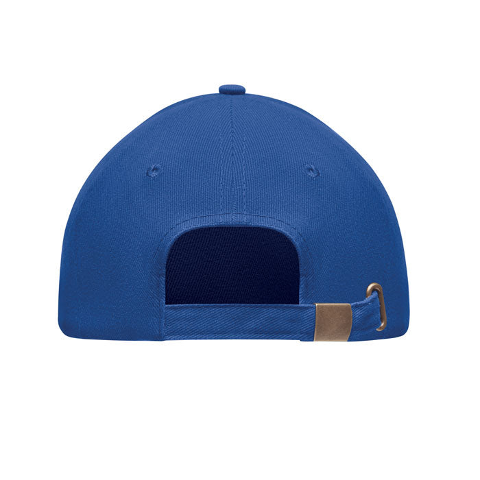 Brushed Cotton Cap with Adjustable Metal Buckle