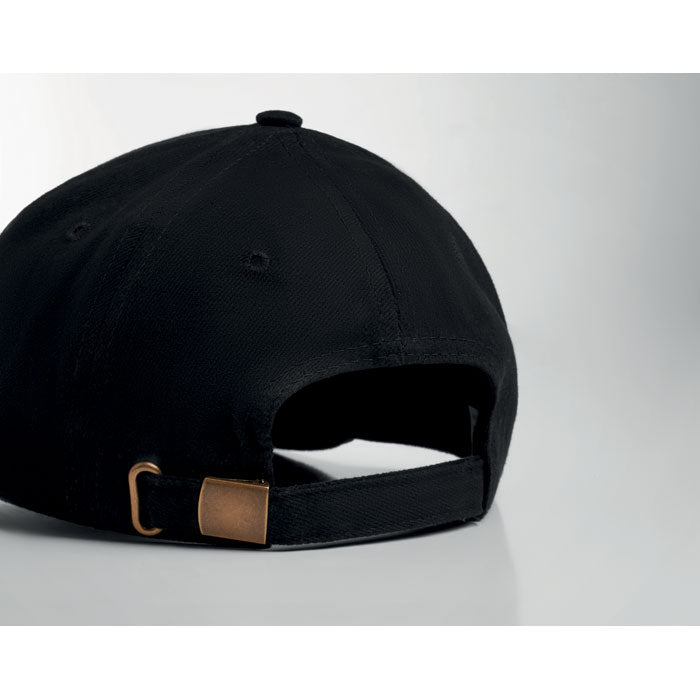 Brushed Cotton 6 Panel Baseball Cap