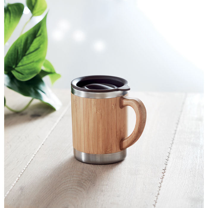 300ml Double Walled Tumbler with Cork Base