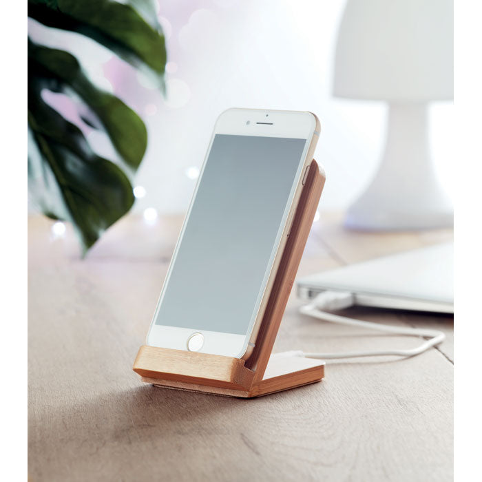 Bamboo Wireless Charging Stand