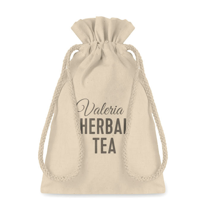 Small Cotton Draw Cord Gift Bag