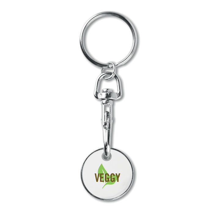 Keyring with Euro Trolley Token
