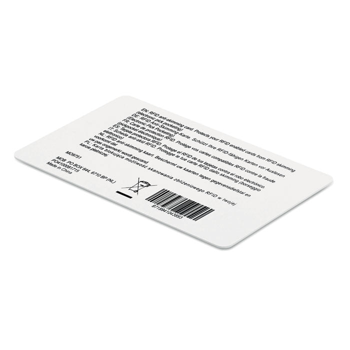 RFID Anti-Skimming Card