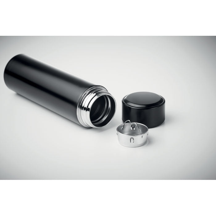 Vacuum Bottle with Touch Thermometer