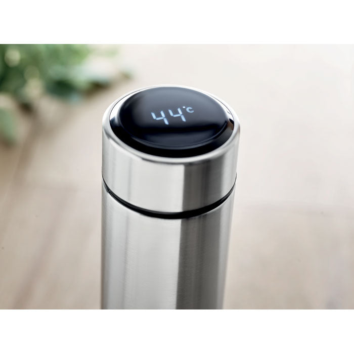 Vacuum Bottle with Touch Thermometer