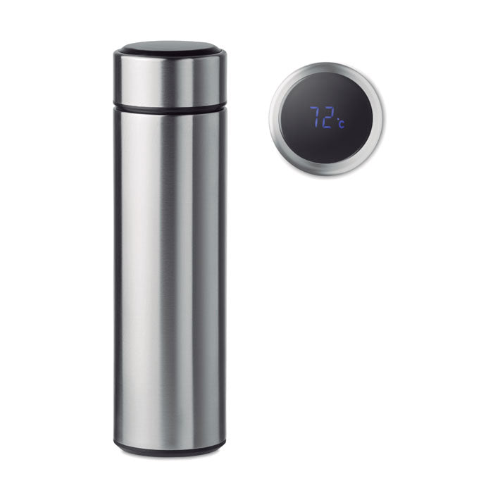 Vacuum Bottle with Touch Thermometer