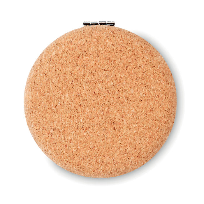 Pocket Mirror with Cork Cover