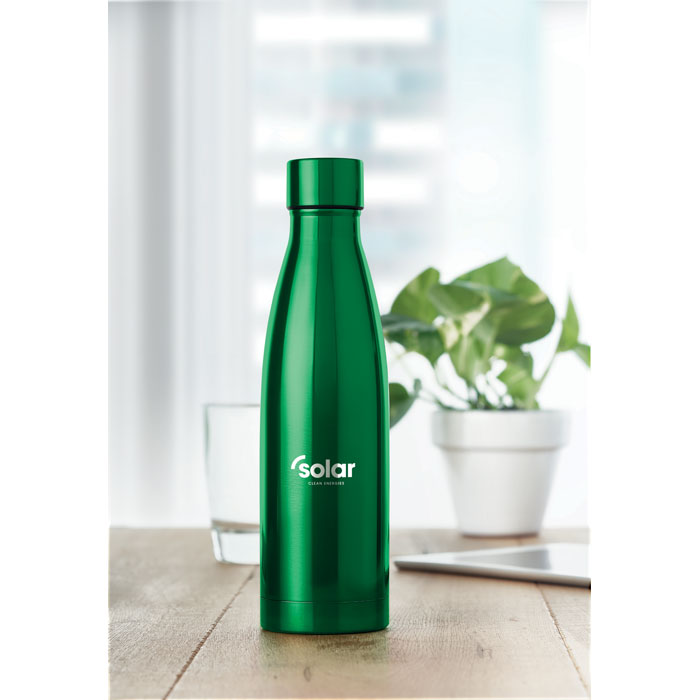 Metallic Double Walled Steel Bottle