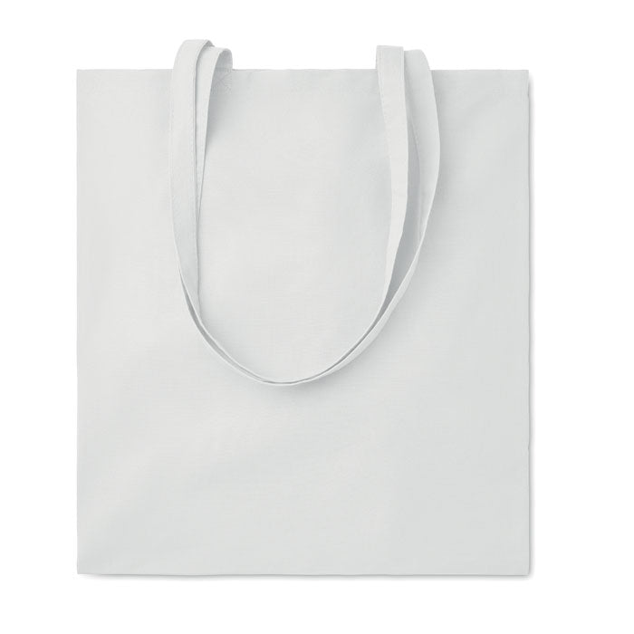 Shopping Bag in Cotton with Long Handles