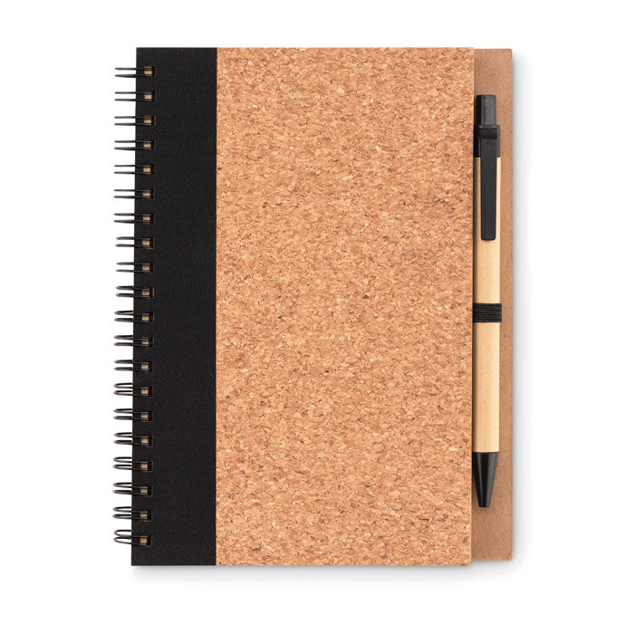 Cork Notebook and Pen