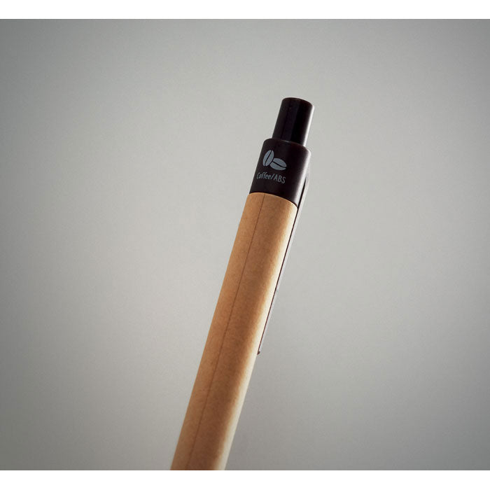 Push Button Coffee Husk Ballpoint Pen