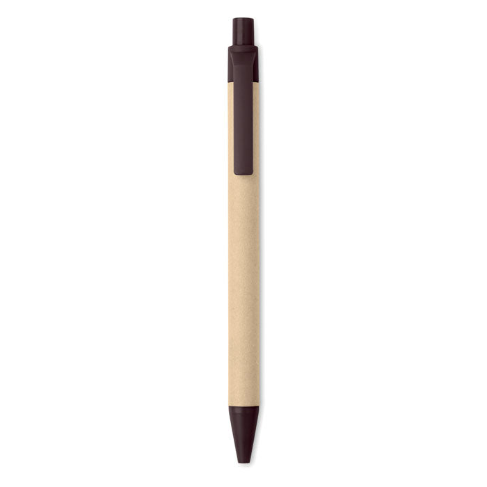Push Button Coffee Husk Ballpoint Pen