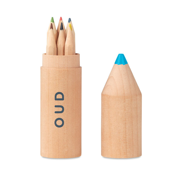 6 Colouring Pencils in Pencil Shaped Box
