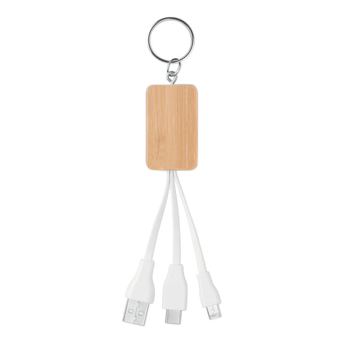 Bamboo 3-in-1 Charging Cable