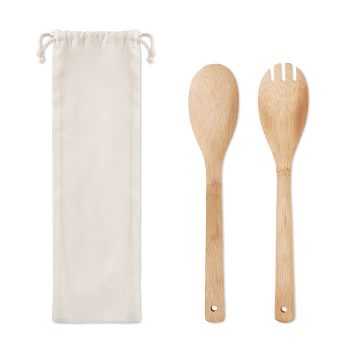Bamboo Salad Utensils Set