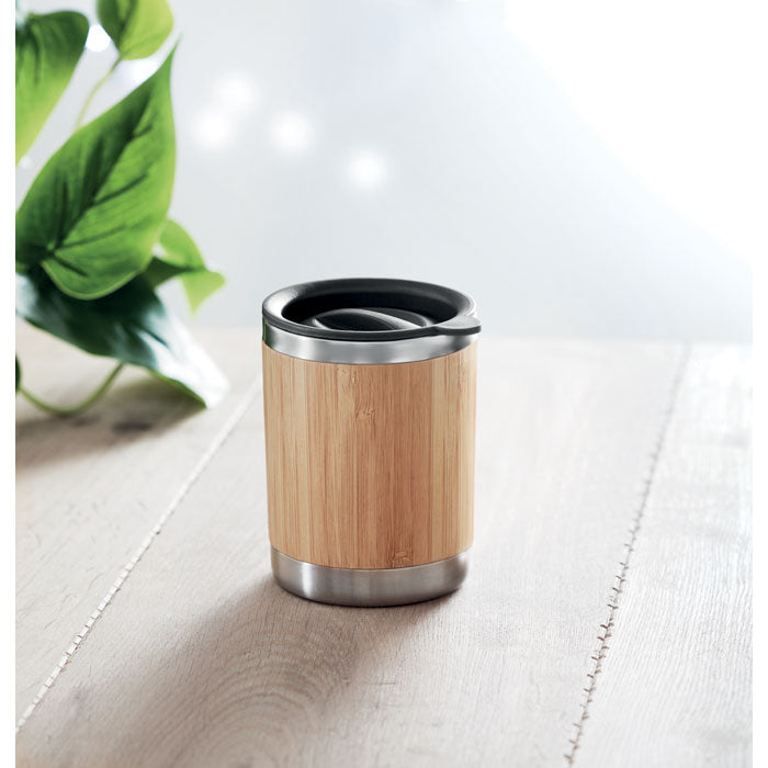 Tumbler with Bamboo Cover