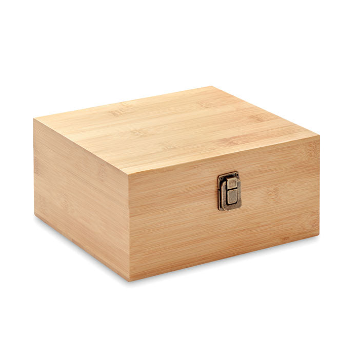 Luxury Glass Whisky Set in Bamboo Box