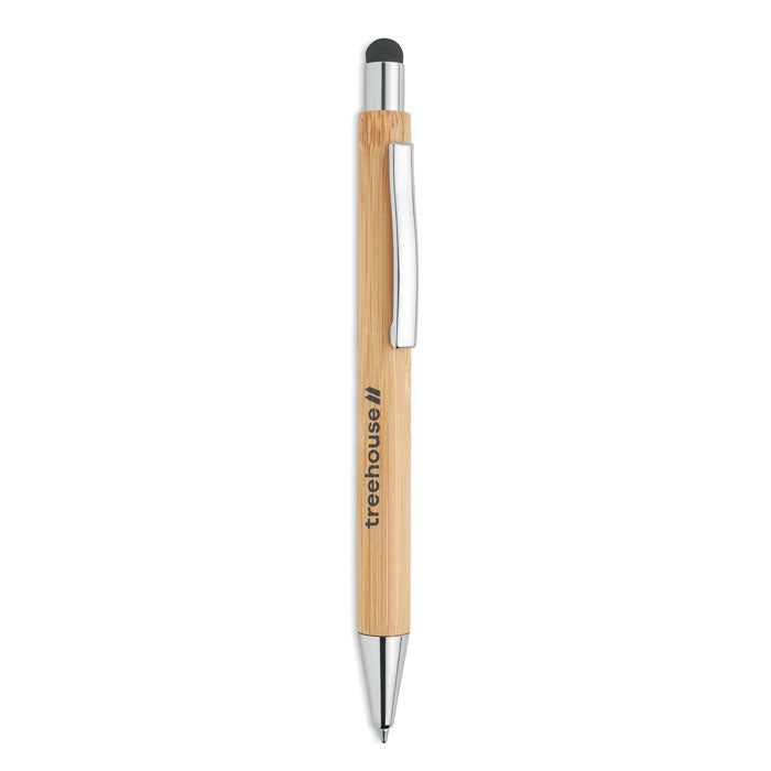 Bamboo Stylus Ballpoint Pen