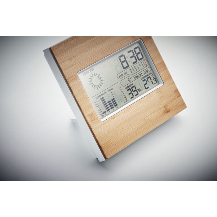 Weather Station with Bamboo Front