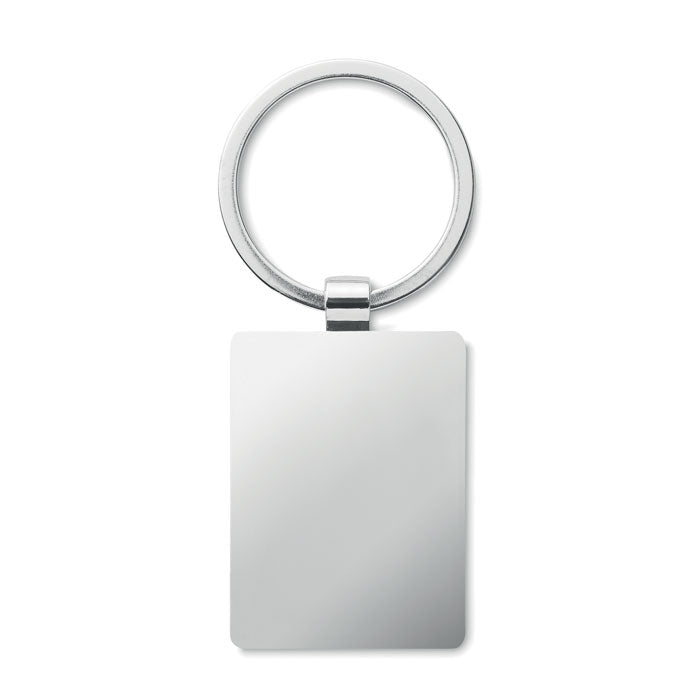 Rectangular Keyring with Bamboo Front