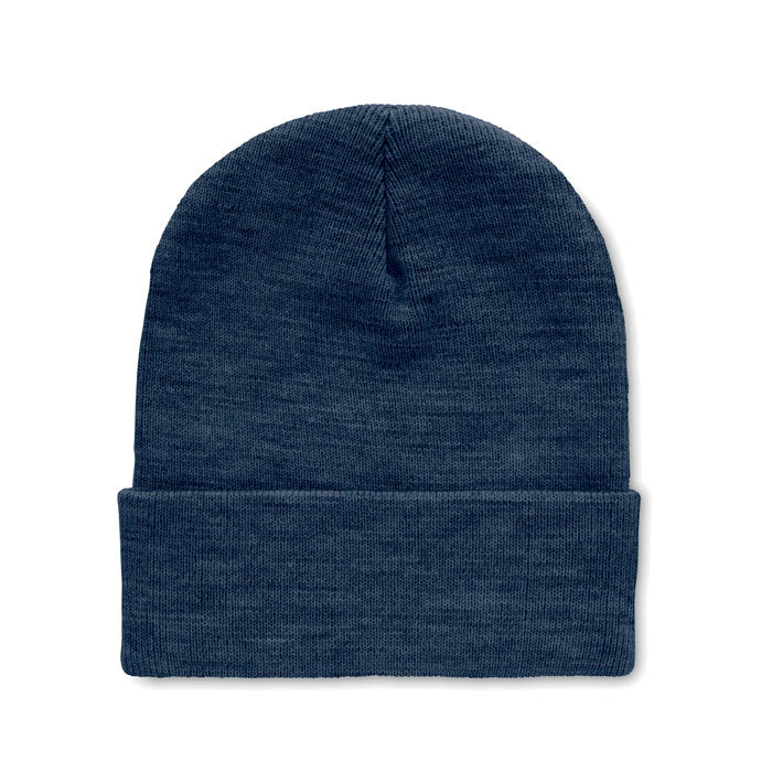 Beanie with Rolled Up Cuff